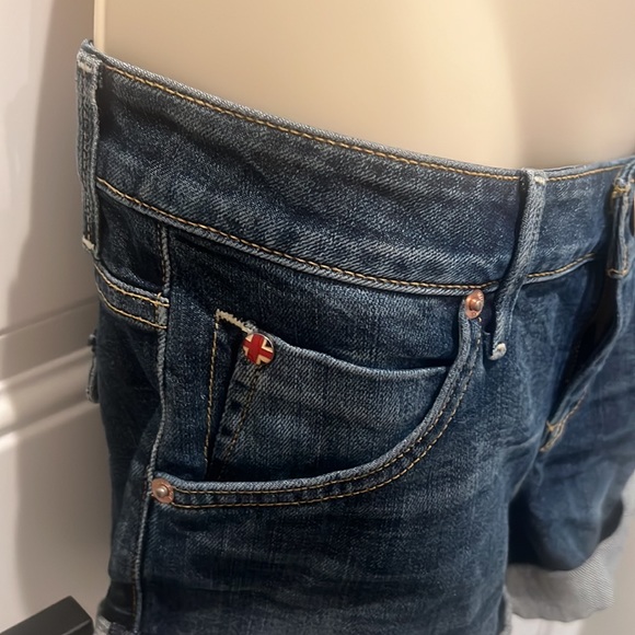 NWT! Hudson Hampton Denim Mini Shorts - Picture 7 of 14